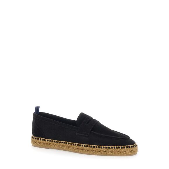 Castaner Men 'Nacho' Black Espadrillas With Penny Slot In Suede Man